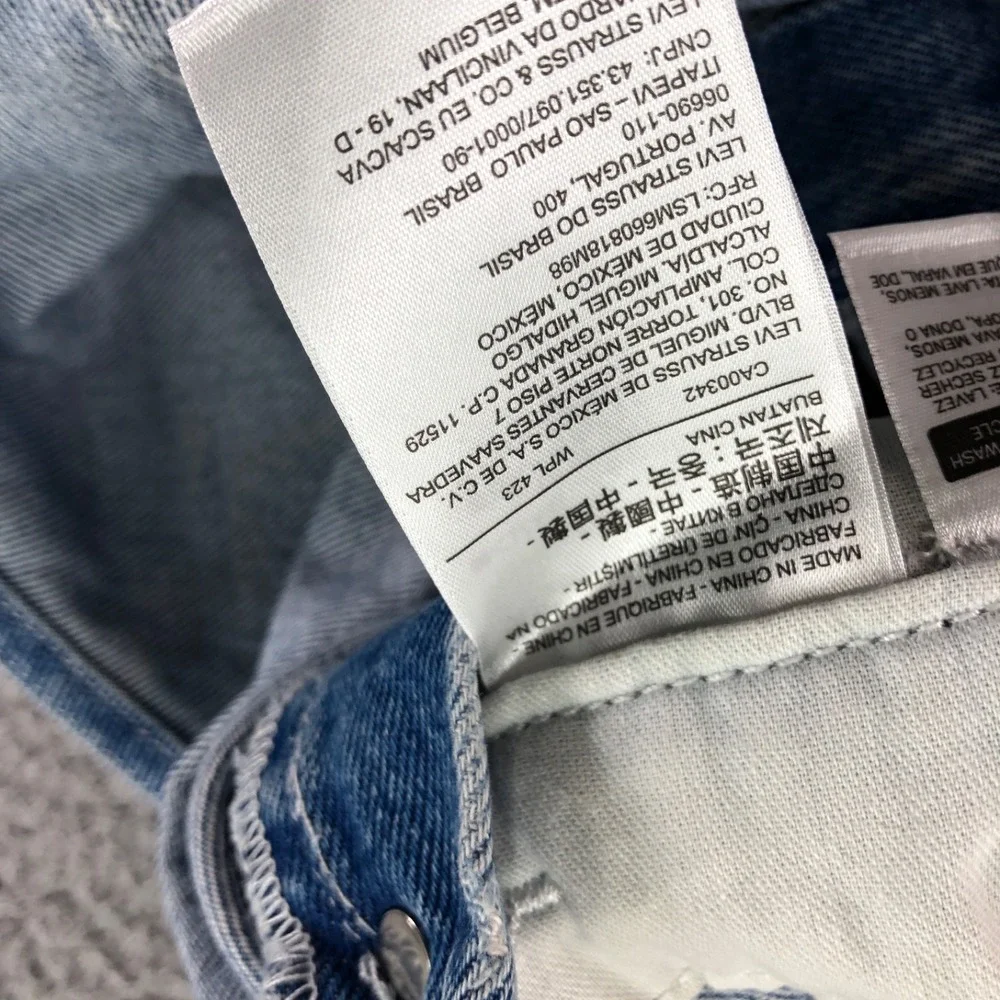 Levis Overalls Mens Medium Blue Denim Heritage Workwear Stone Washed Bib Jeans
